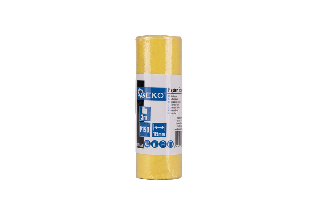 Sandpaper - roll 115 mm x 3m P150