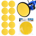 Aluminium Oxide Abrasive Yellow Disc for Giraffe Sander 225mm Grit 40 – Pack of 10
