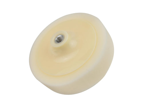 150 mm M14 Thread Hard Polishing Mop Sponge, White