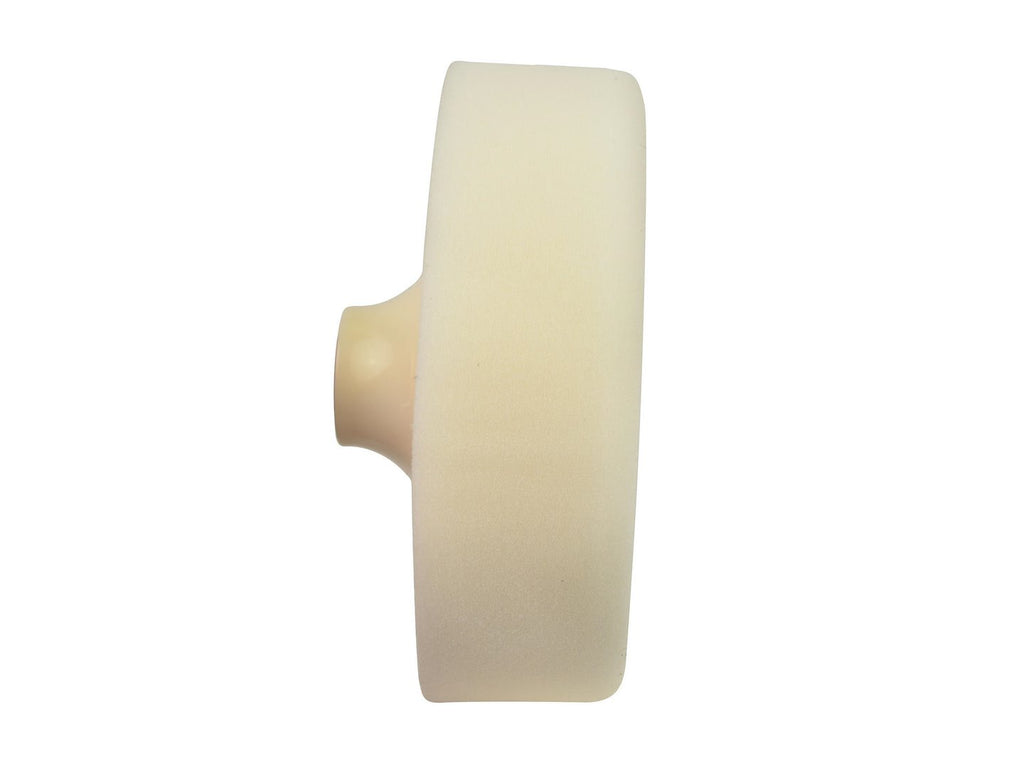150 mm M14 Thread Hard Polishing Mop Sponge, White