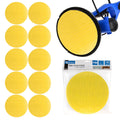 Aluminium Oxide Yellow Abrasive Disc for Giraffe Sander, 225 mm, Grit 100 – Pack of 10