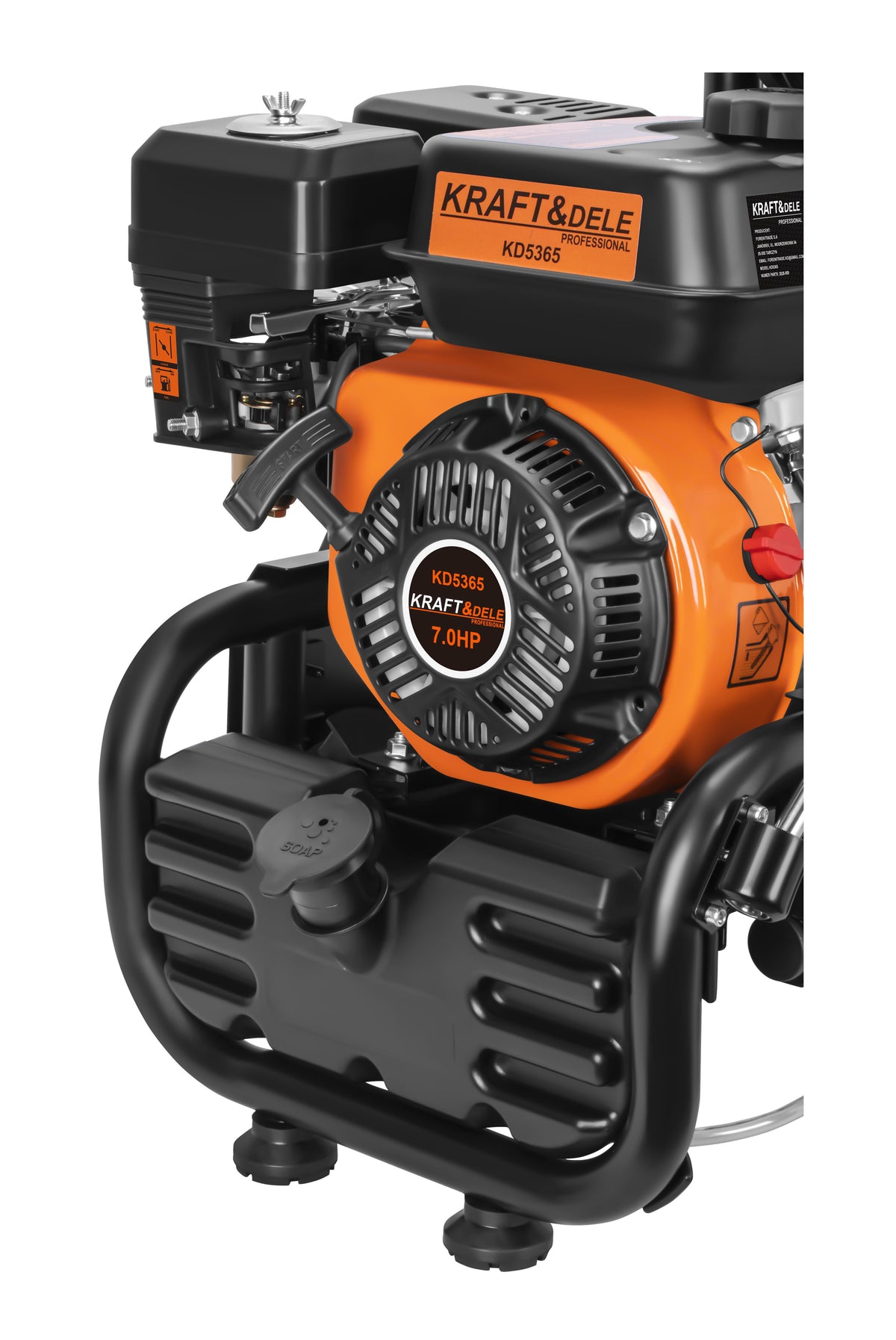 Gas-powered pressure washer 7HP 360bar KD5365