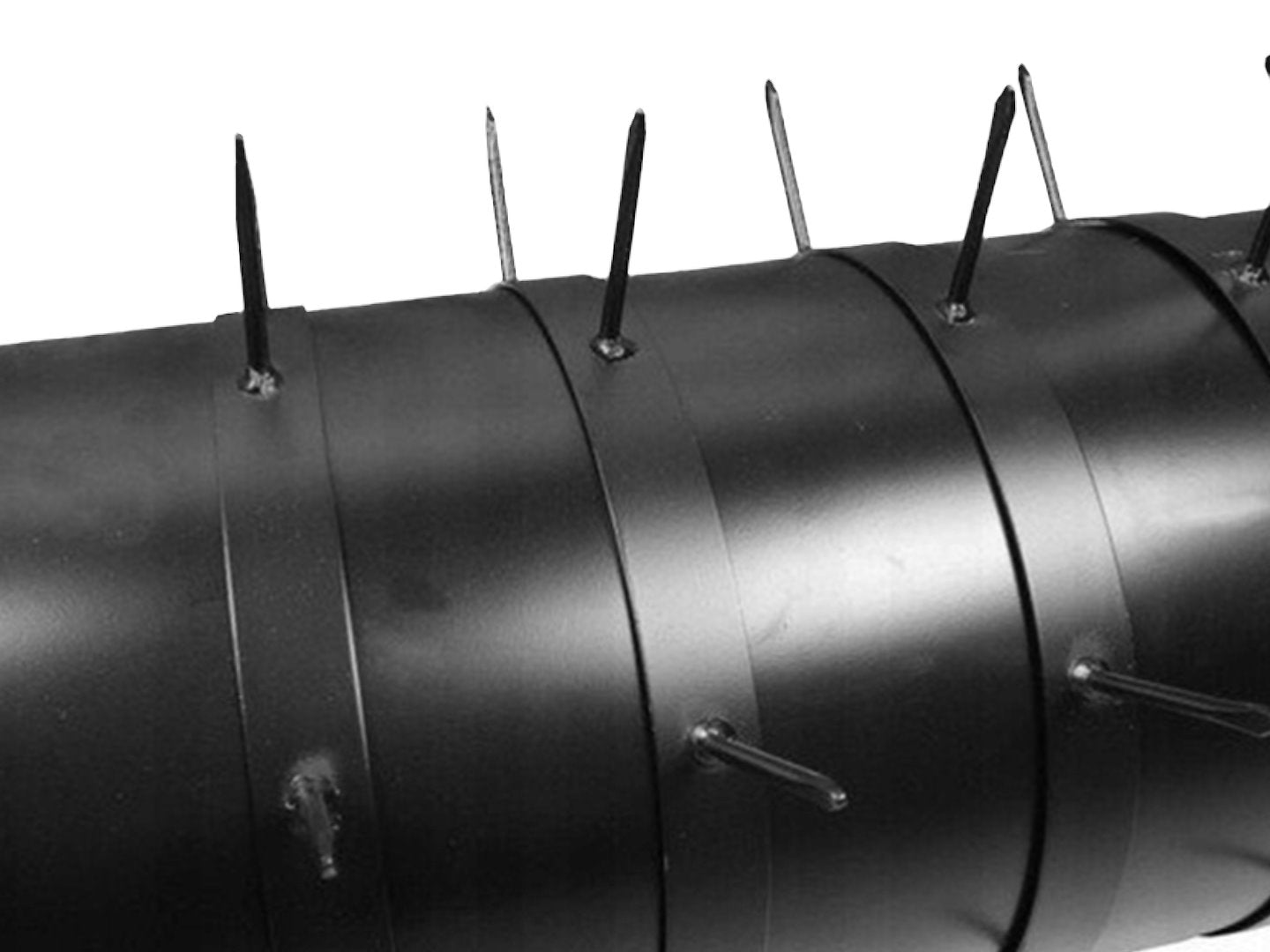 Ring with Spikes for Mounting on Garden Roller