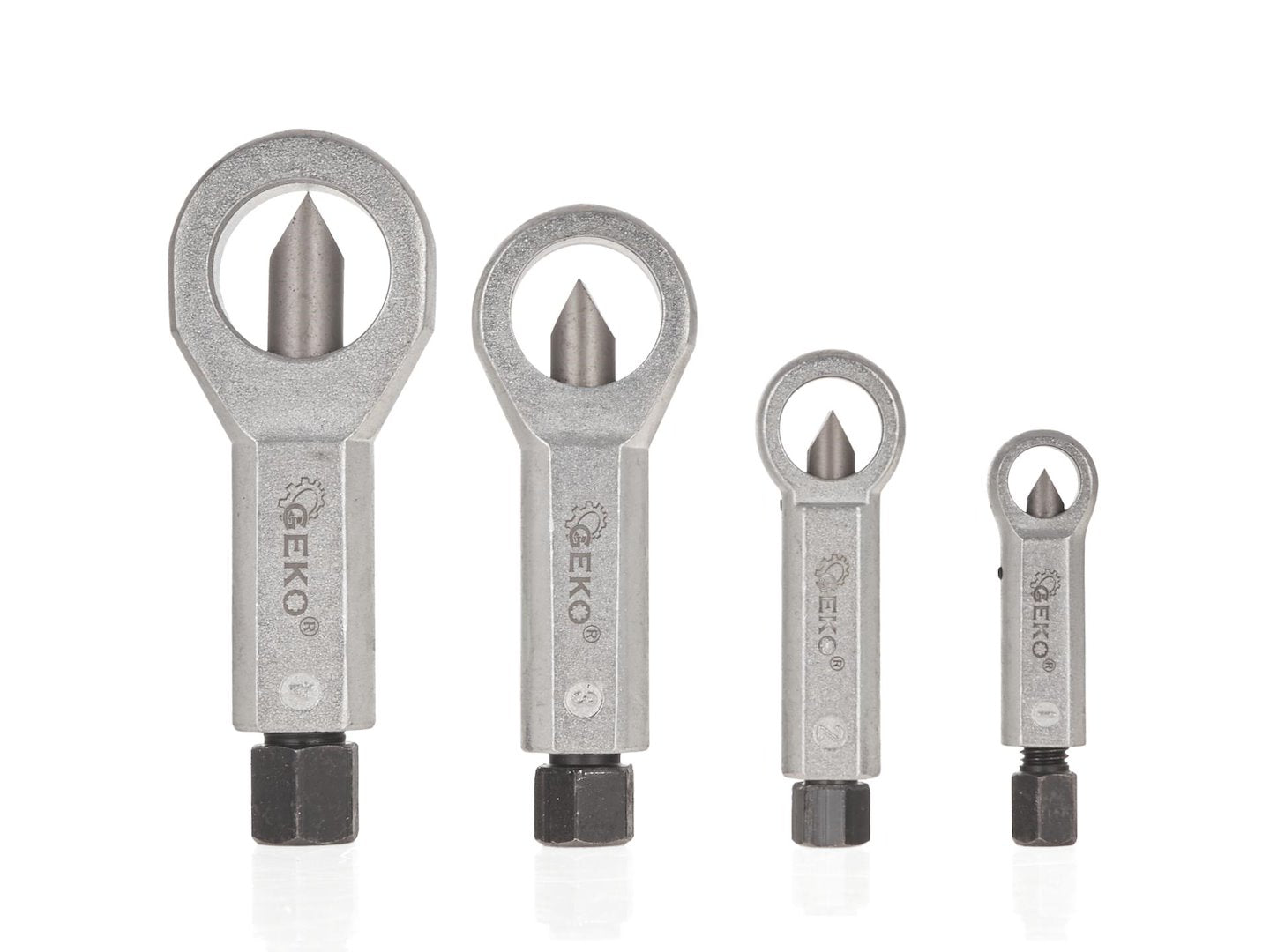4-piece set of nut splitters 9–27 mm