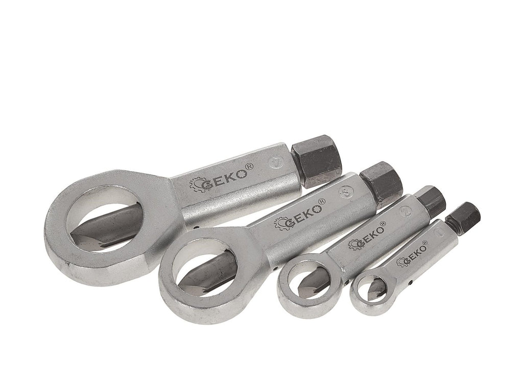 4-piece set of nut splitters 9–27 mm