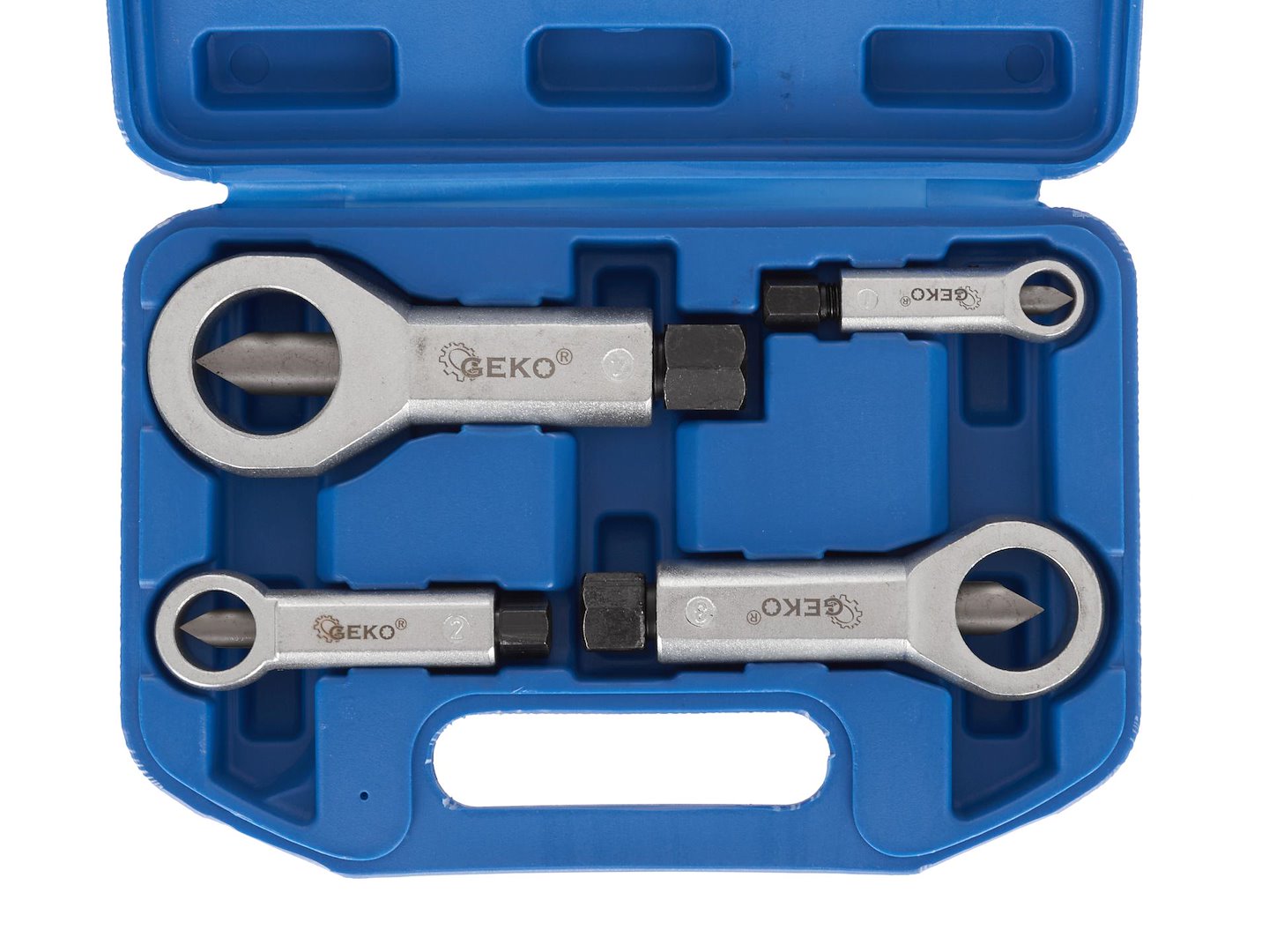 4-piece set of nut splitters 9–27 mm
