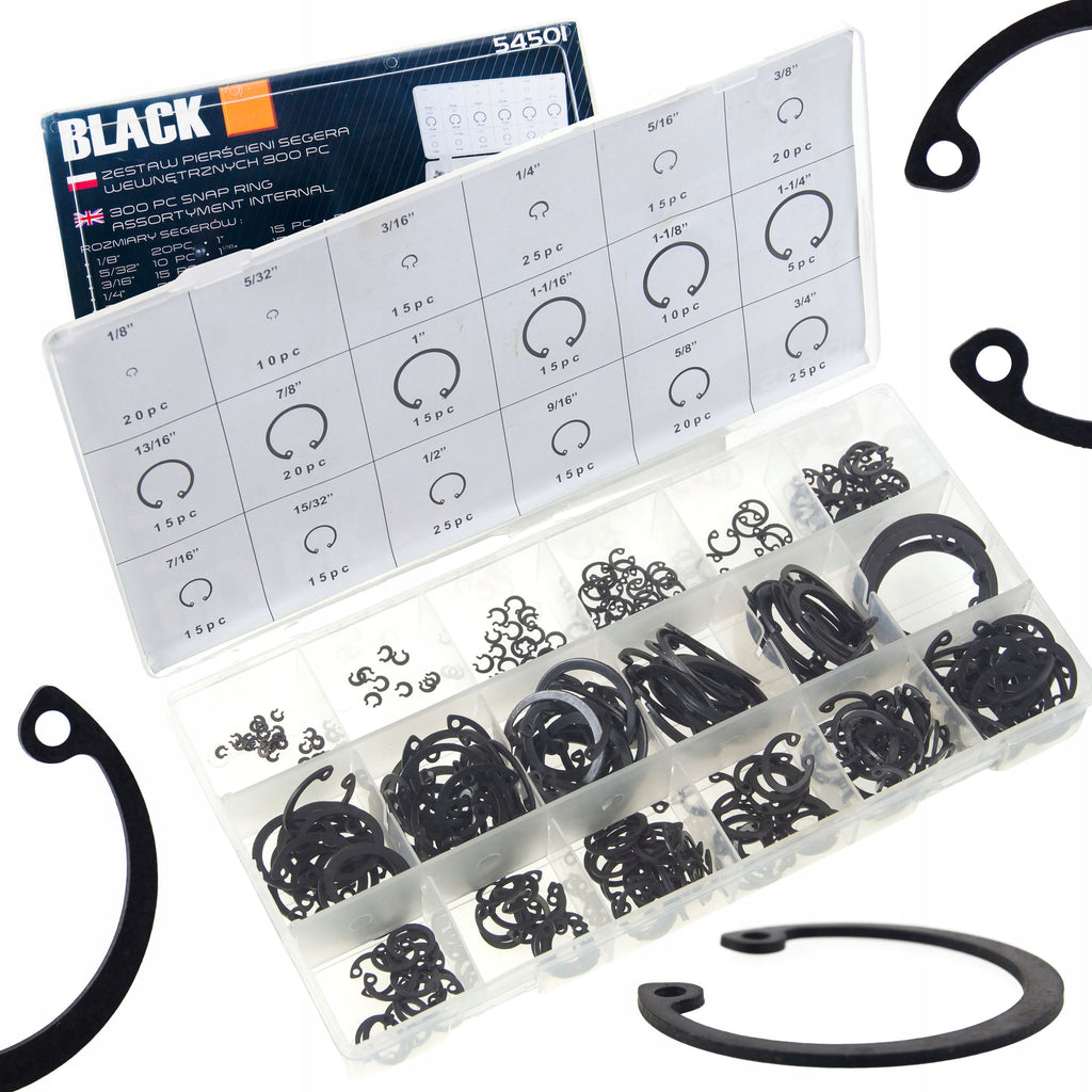 Set of External Segment Rings Segers Retaining Rings