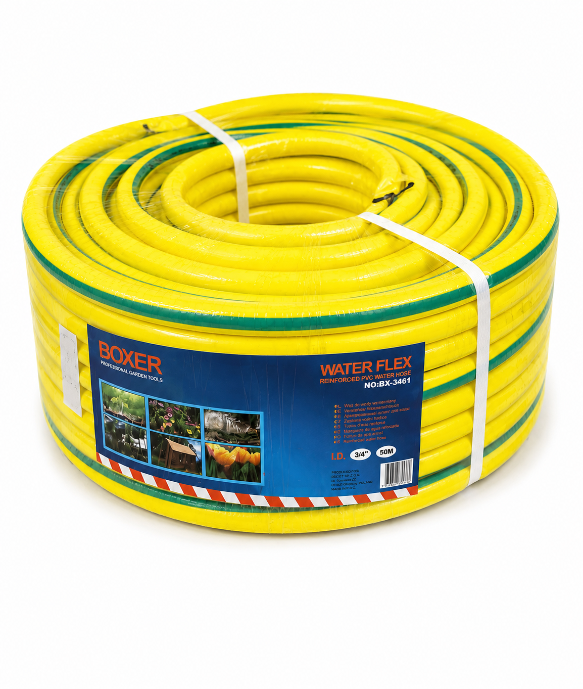 BOXER BX-3461 Garden Hose 3/4" 50m Reinforced PVC Water Hose