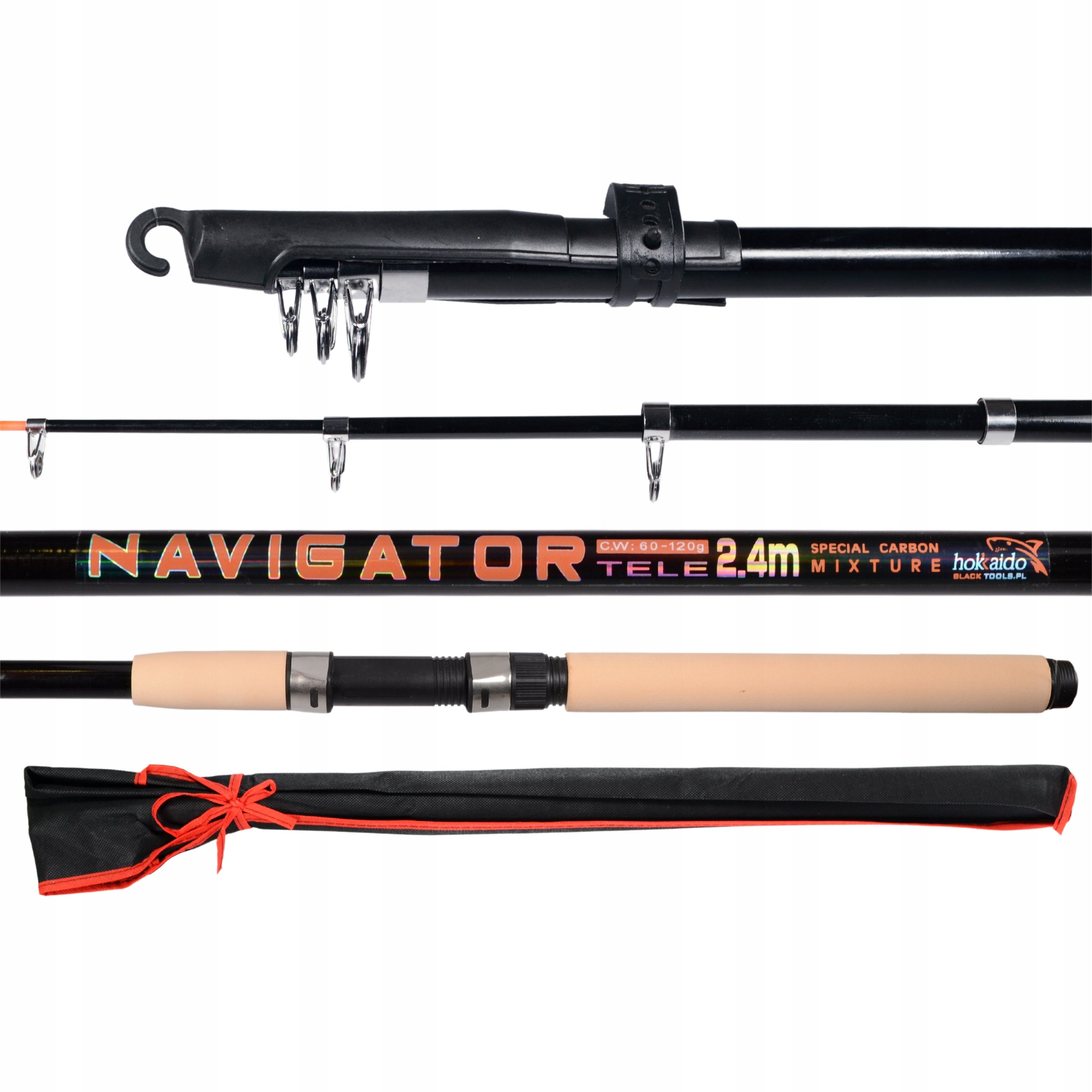 Hokkaido Navigator Telescopic Rod 2.4M