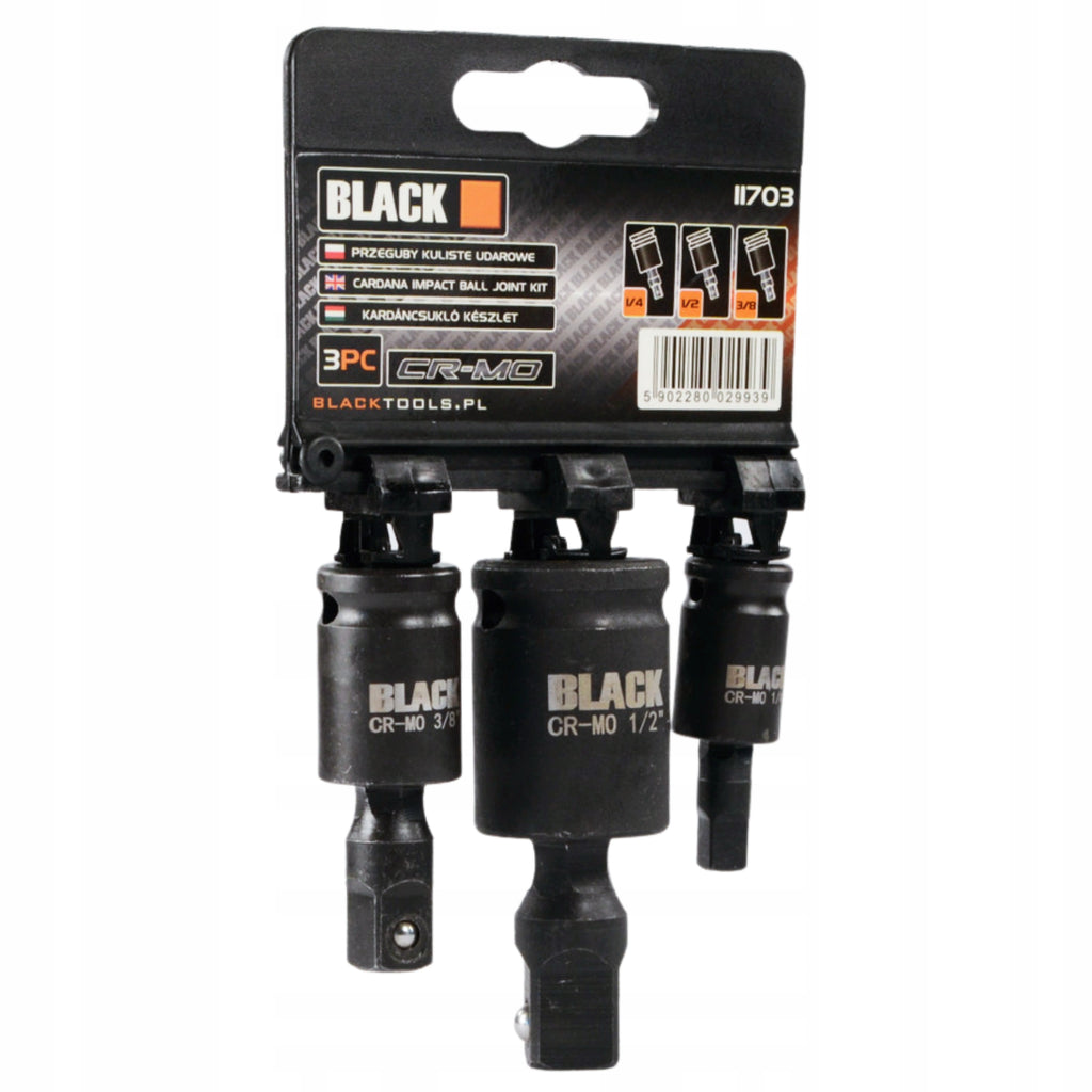 Impact Ball Joint Swivel Set 1/2, 1/4, 3/8