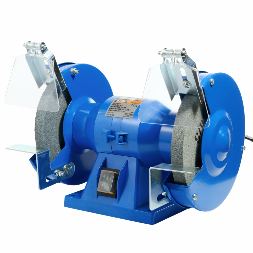 Bench Grinder with 2x150mm Wheels, Black