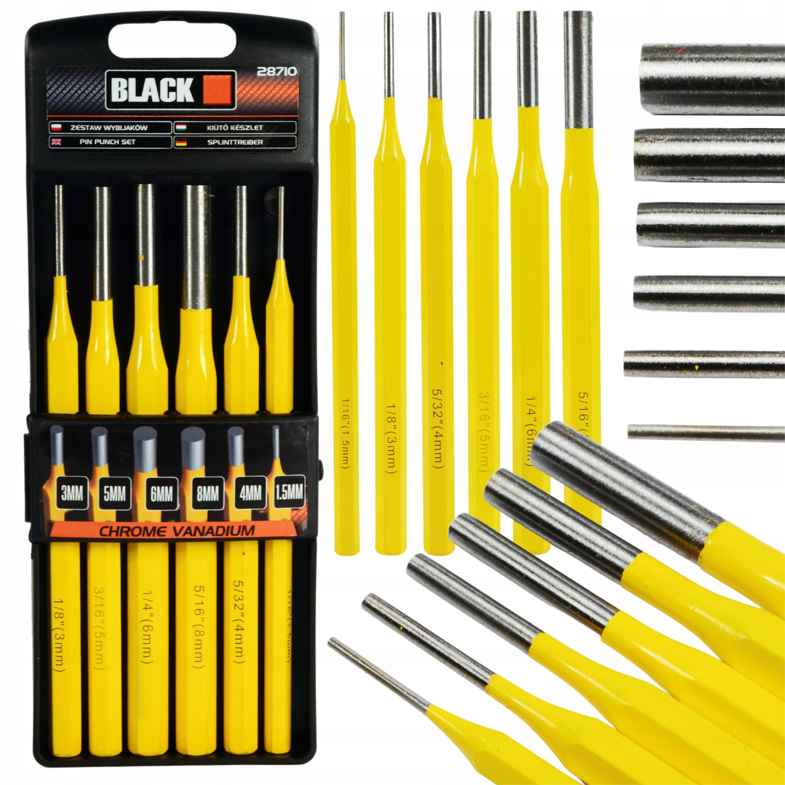 CRV Hexagonal Punch Set