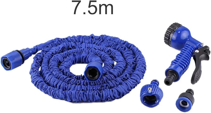 Magic Hose 7.5M Expandable Garden Hose with 7-Mode Spray Gun (VA4)