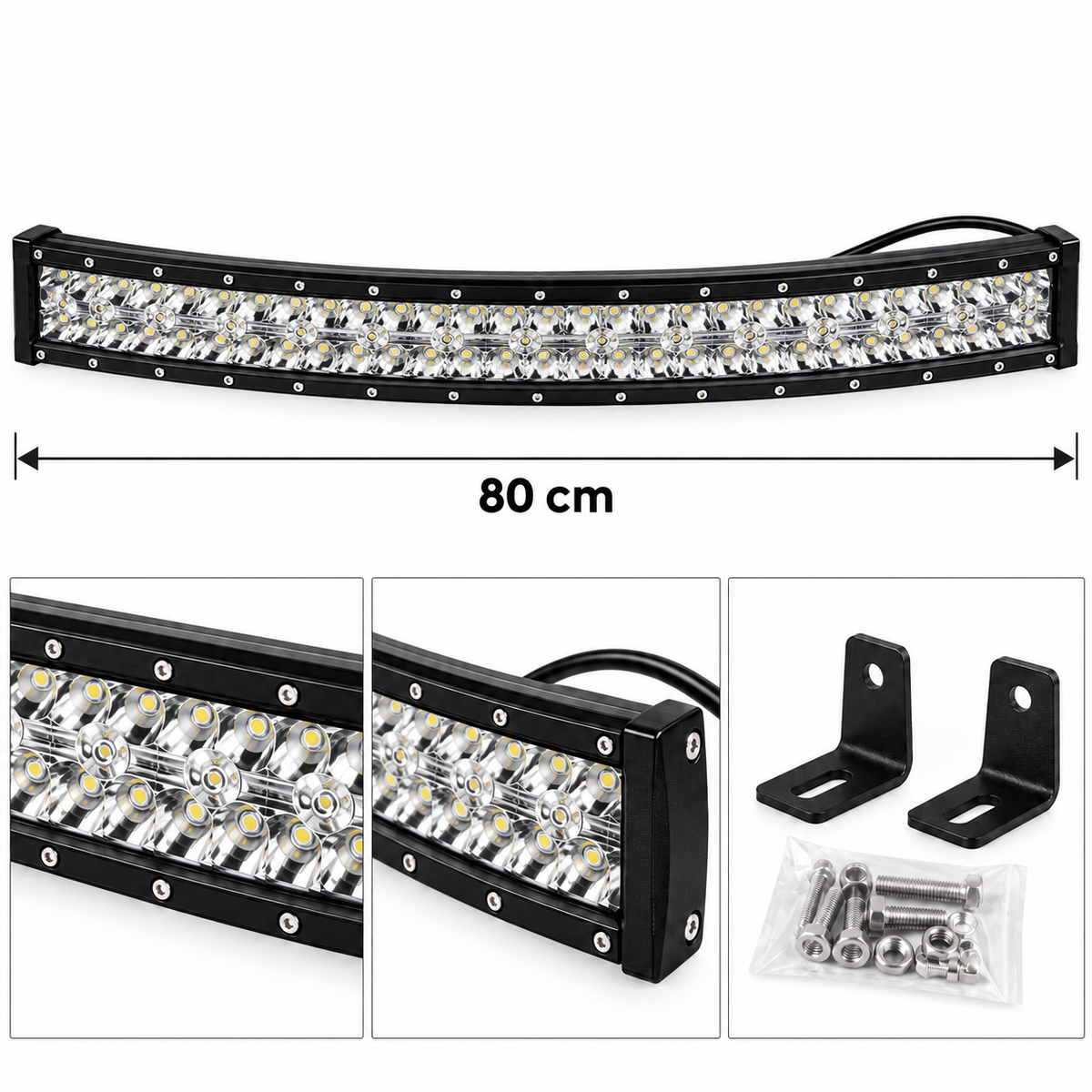 Alumiiniumkorpusega LED-lisavalgustusriba 800 W 80 cm Y1722