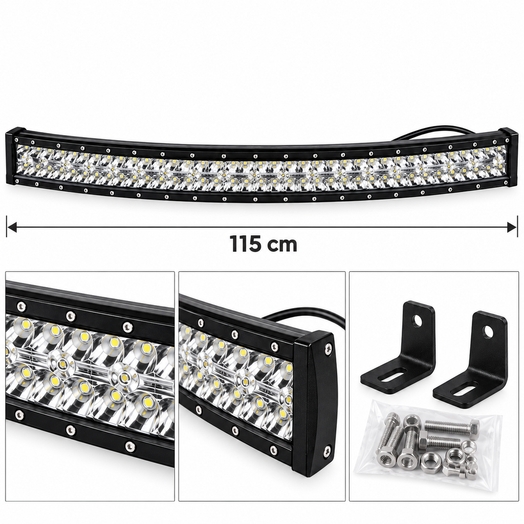 Kumer LED-lisavalgusriba sõidukile 900 W 115 cm 10–30 V Y173-1
