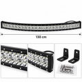 Y1724 1200W LED Car Light Bar 130cm – Curved Aluminium Off-Road Light