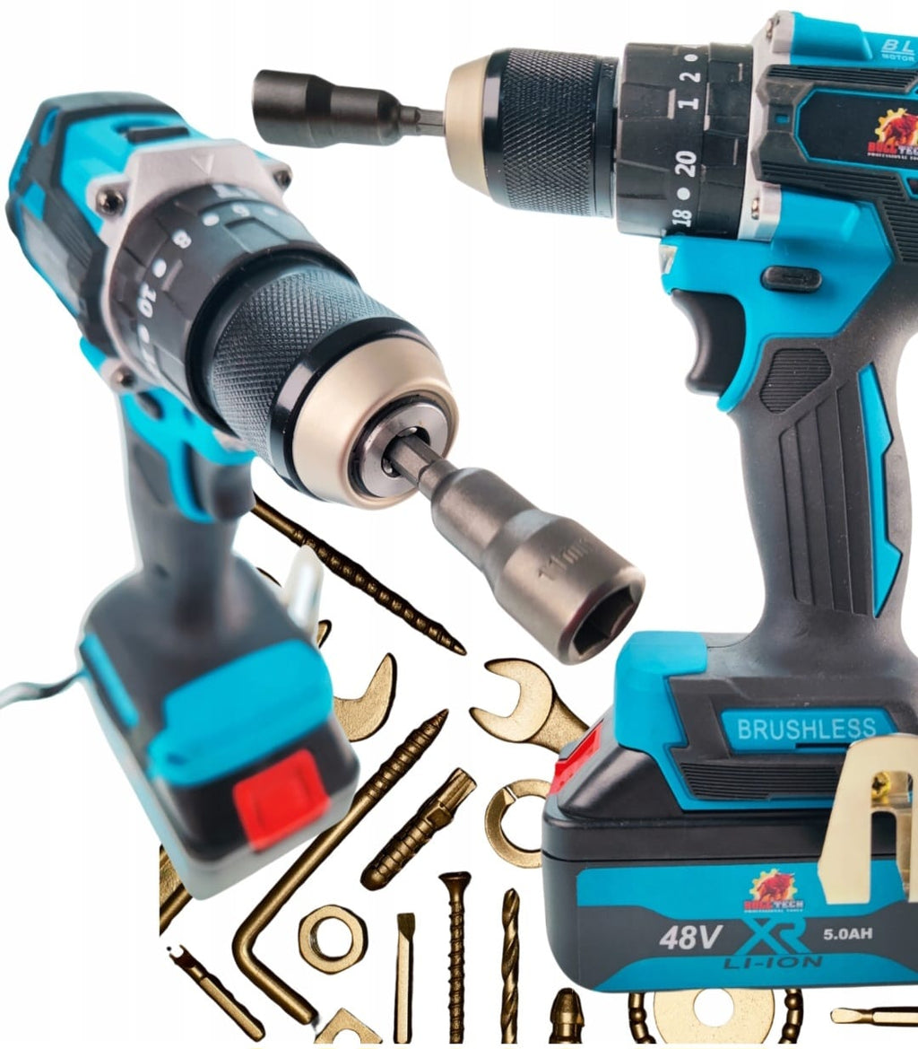 BOXER® 6-ühes akutoitega elektritööriistade komplekt | 36V | 3×5.0Ah akud | puur, haamer, lihvija, mutrivõti, kettsaag ja oksalõikur