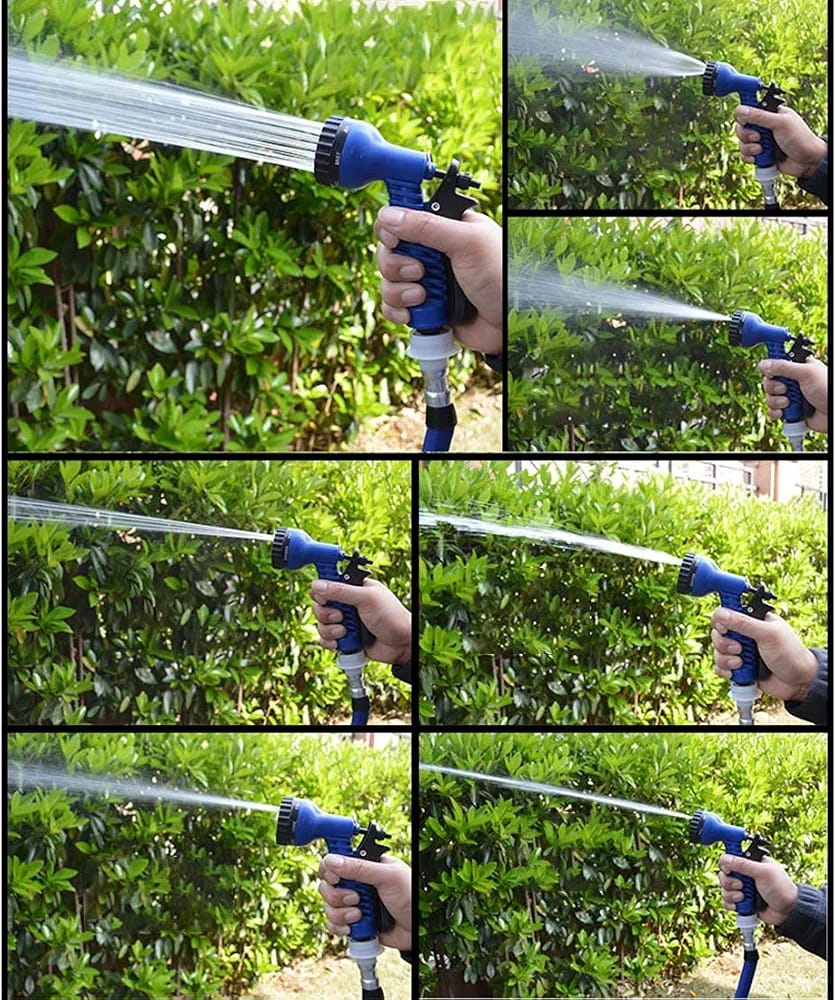 Magic Hose 7.5M Expandable Garden Hose with 7-Mode Spray Gun (VA4)