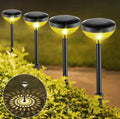 4 tk päikeseenergial töötavaid LED-aiarajavalgusteid 4078 (VA4)