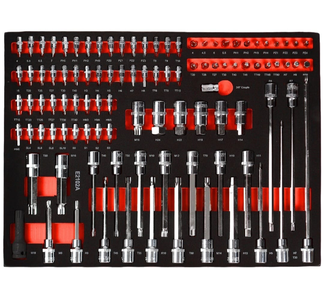 399-Piece Tool Cabinet 10501 | 7 Drawers, Lockable Cabinet and Brakes