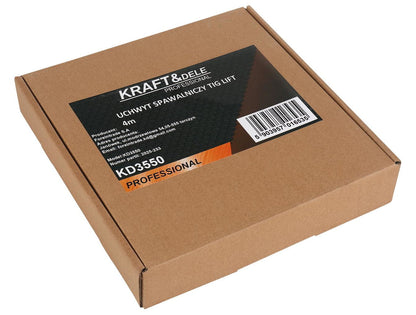 TIG LIFT keevituspõleti KD3550 – 4 m kaabel, komplekt