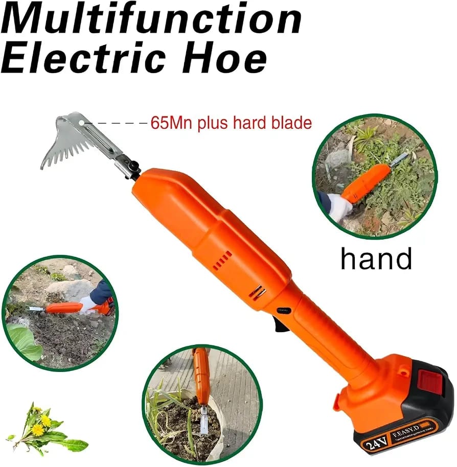 21 V juhtmevaba elektriline aiakultivaator ja umbrohueemaldi RS-2581