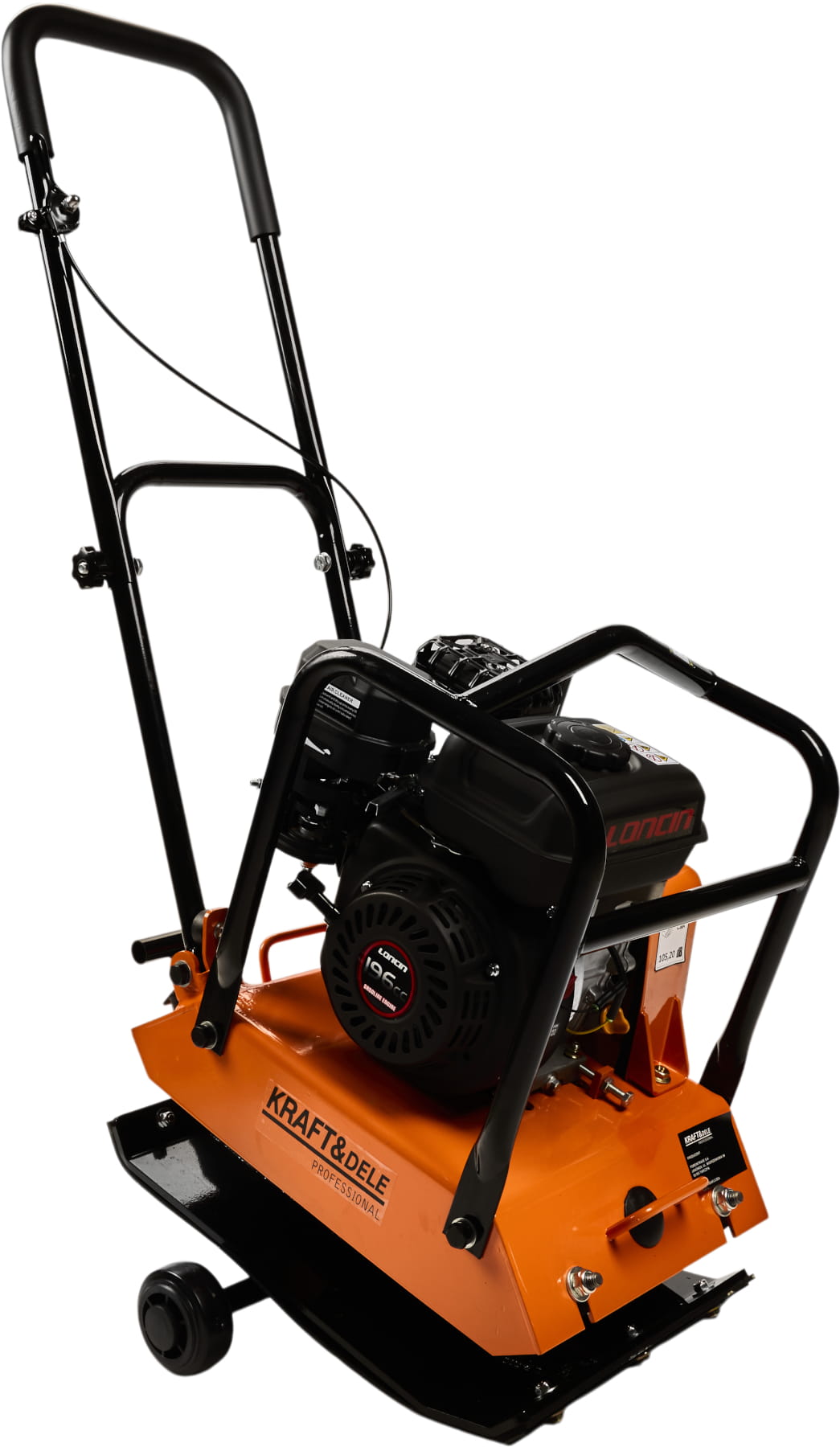 KRAFT&DELE LONCIN 60 kg plaatvibraator kummimatiga KD1196