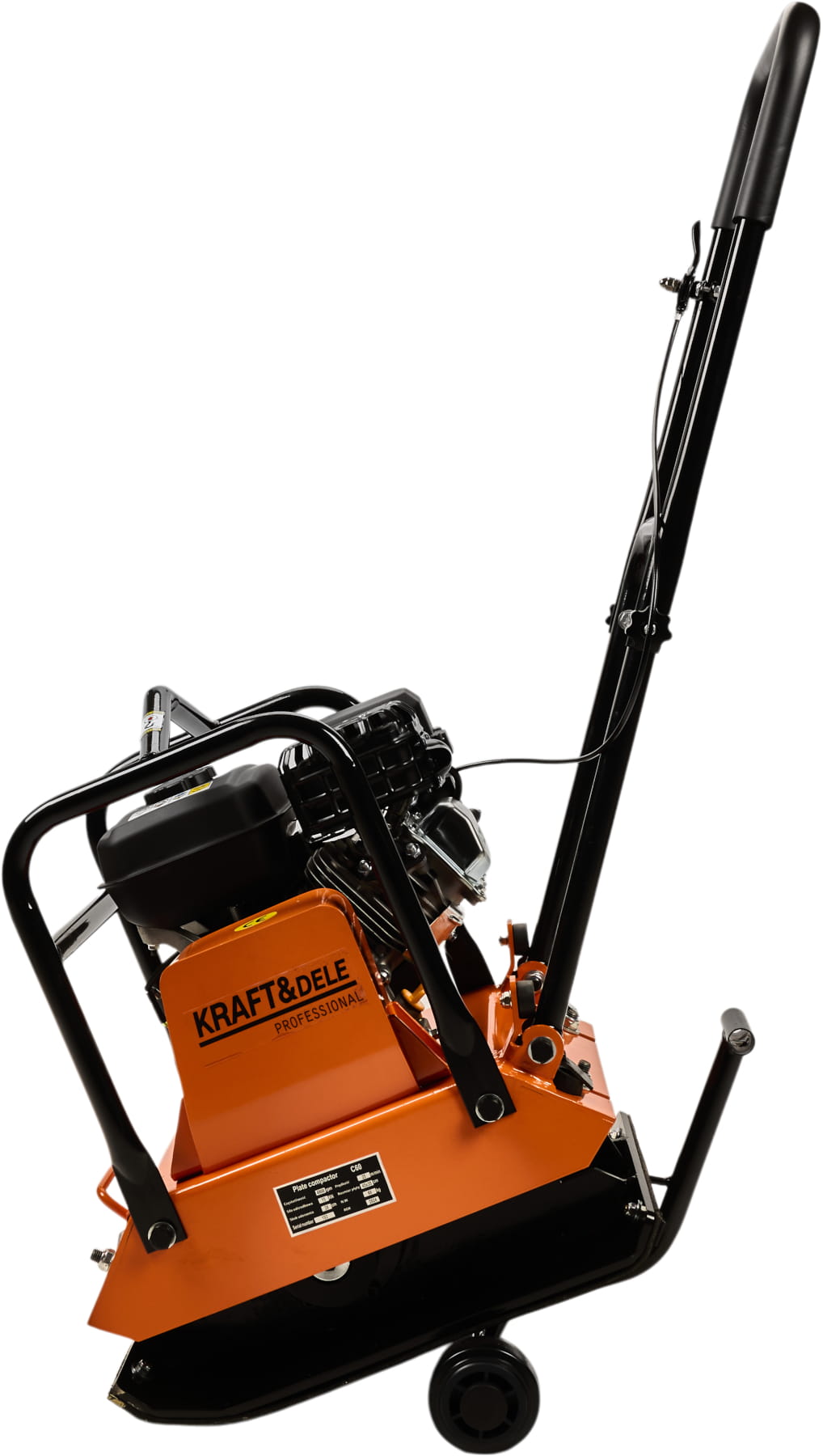 KRAFT&DELE LONCIN 60 kg plaatvibraator kummimatiga KD1196