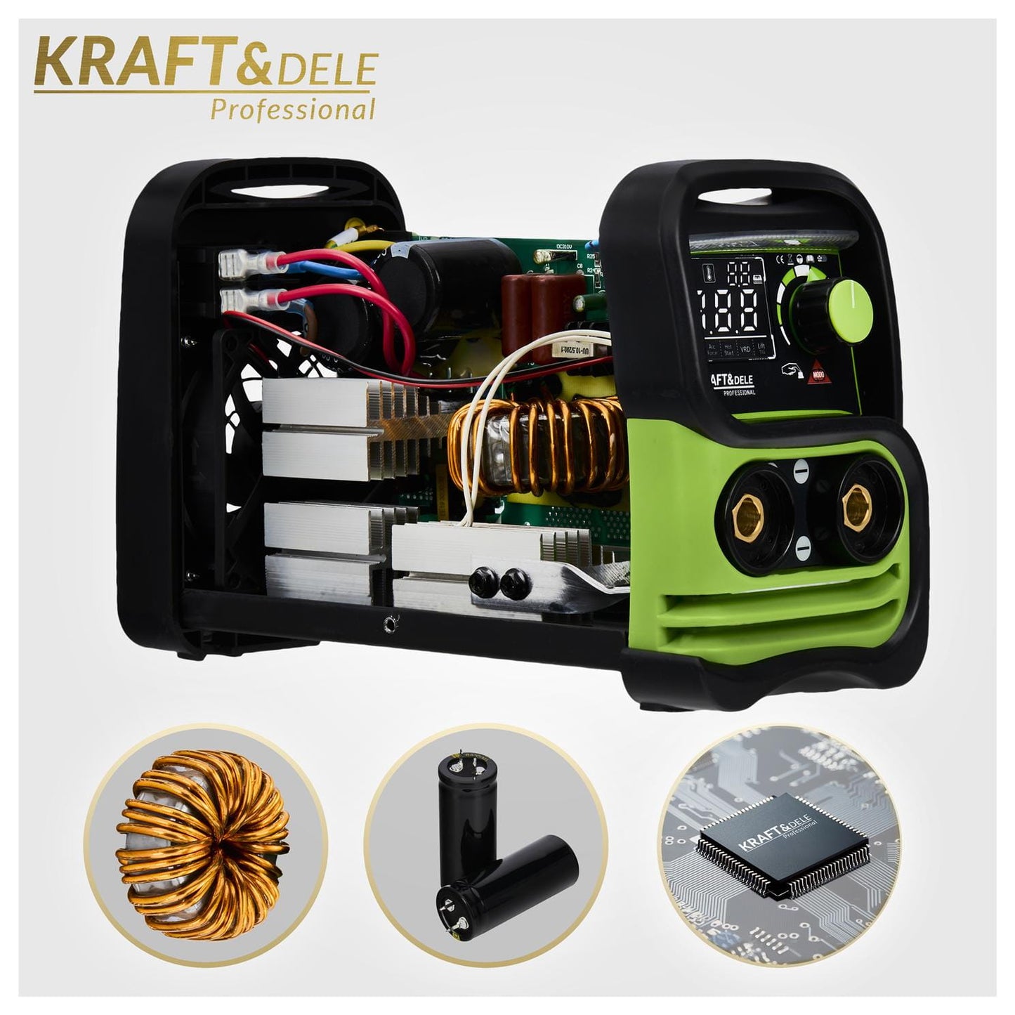 KRAFT&DELE KD1783 keevitusaparaat 330A – MMA / TIG LIFT (VRD)