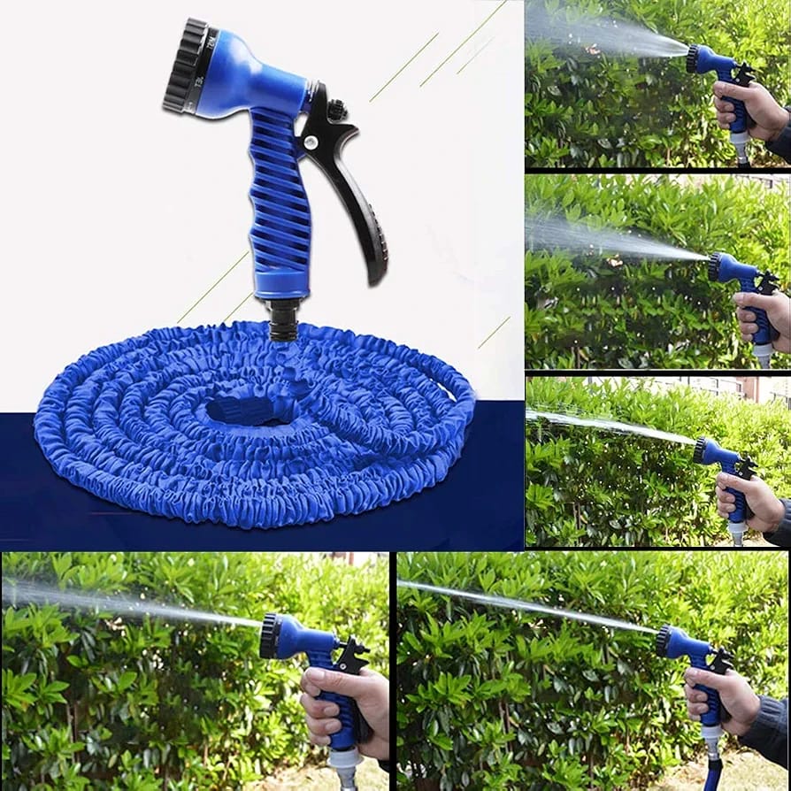 Magic Hose 7.5M Expandable Garden Hose with 7-Mode Spray Gun (VA4)