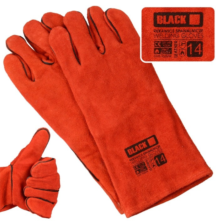 BLACK RENR-750 heat-resistant welding gloves