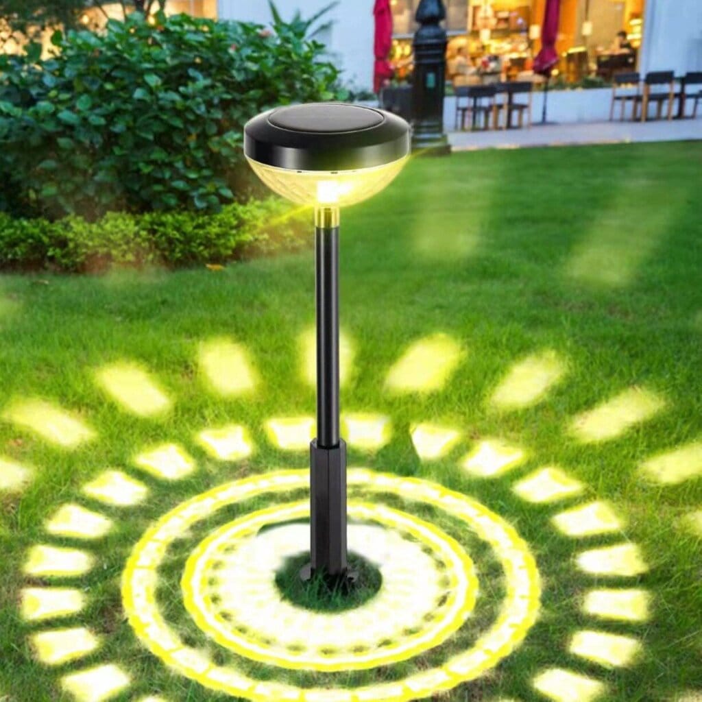 4 tk päikeseenergial töötavaid LED-aiarajavalgusteid 4078 (VA4)
