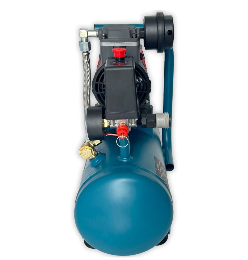 RANGERZ juhtmevaba õlivaba õhukompressor 6 l, harjadeta mootor, 8 bar, 2 × 48 V 5,0 Ah akuga RS-1357