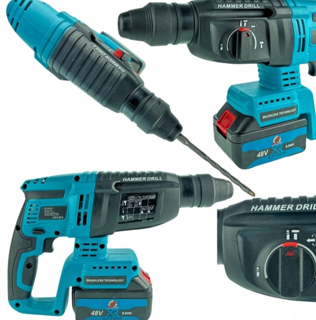 BOXER® 6-ühes akutoitega elektritööriistade komplekt | 36V | 3×5.0Ah akud | puur, haamer, lihvija, mutrivõti, kettsaag ja oksalõikur