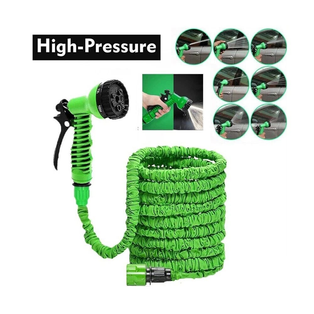 Magic Hose 7.5M Expandable Garden Hose with 7-Mode Spray Gun (VA4)