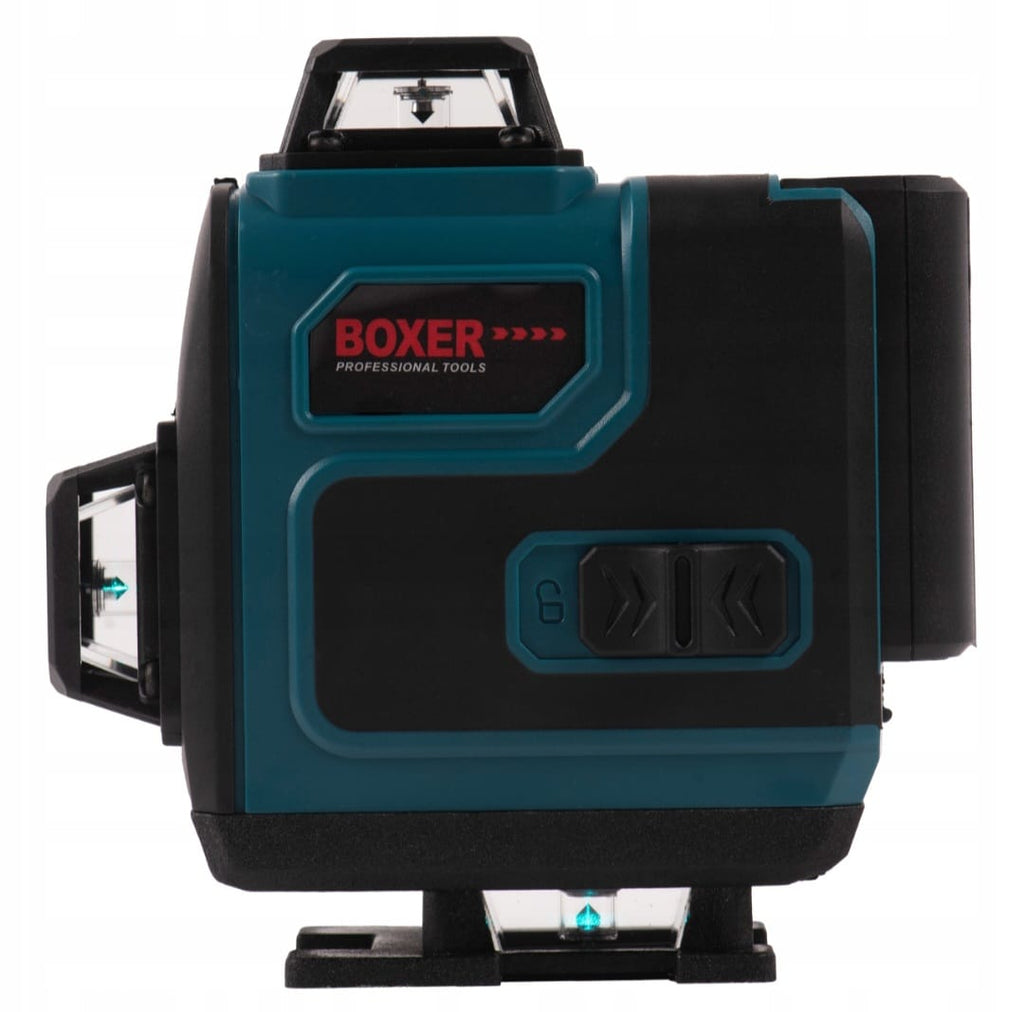 4D Cross Laser Level 16 Lines 360° Green Beam 25m + 2 Batteries, Remote & Case