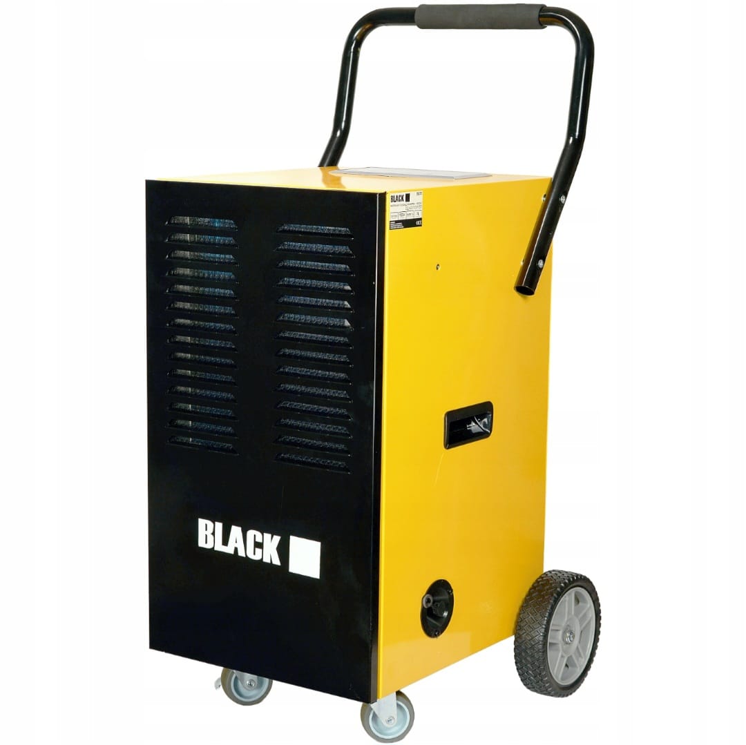 BLACK 55070 Industrial Dehumidifier 900W 60L/24H – 120m² Construction Air Dryer