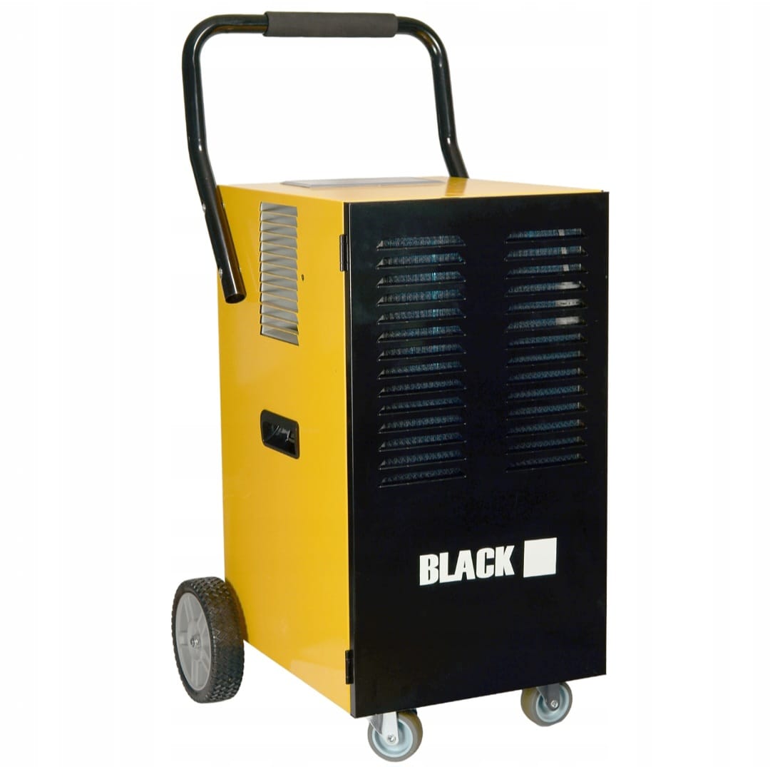 BLACK 55070 Industrial Dehumidifier 900W 60L/24H – 120m² Construction Air Dryer