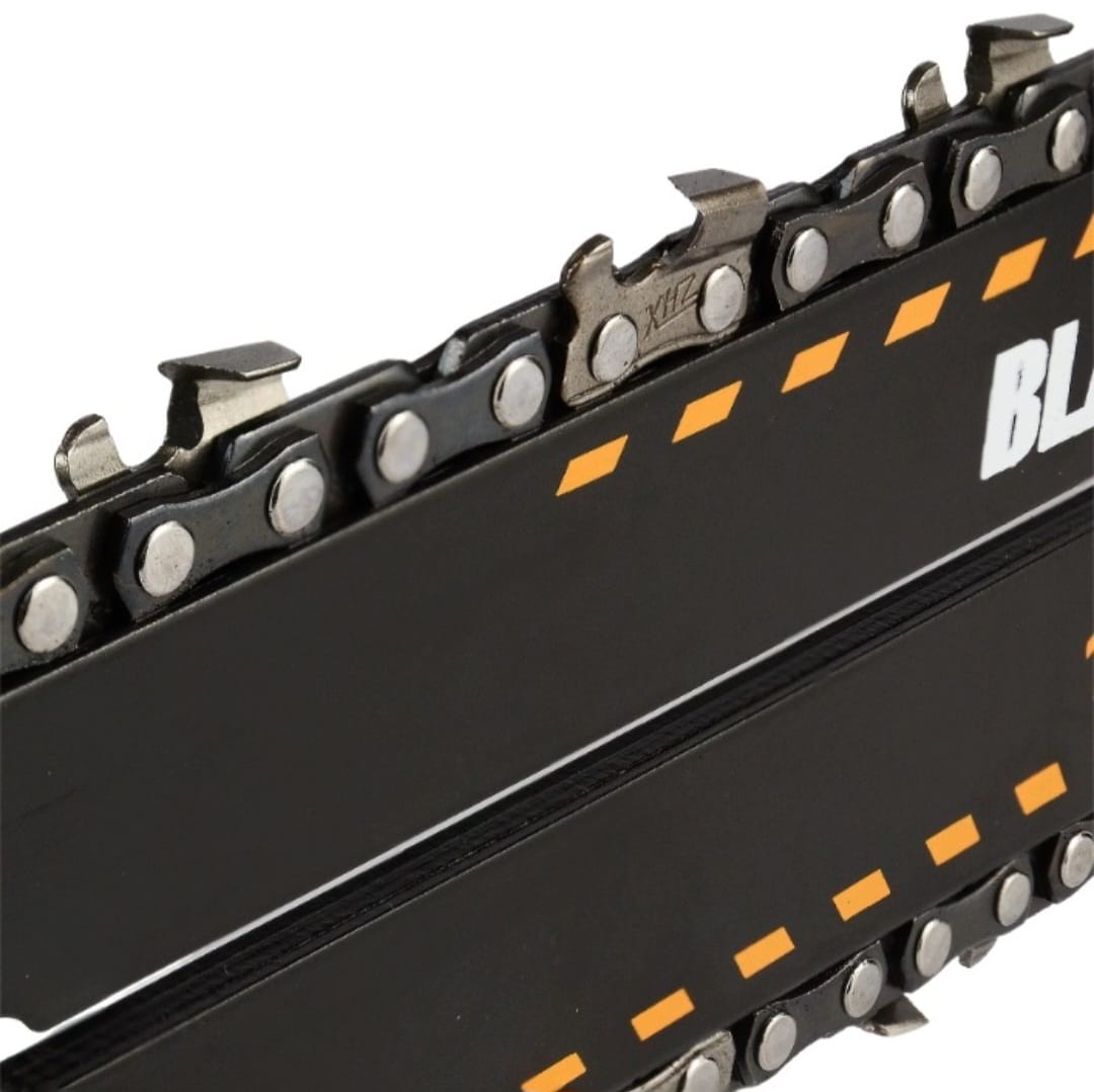 BLACK 53743 Cordless Chainsaw 21V 12" 30cm Brushless – 2× 4.0Ah Batteries