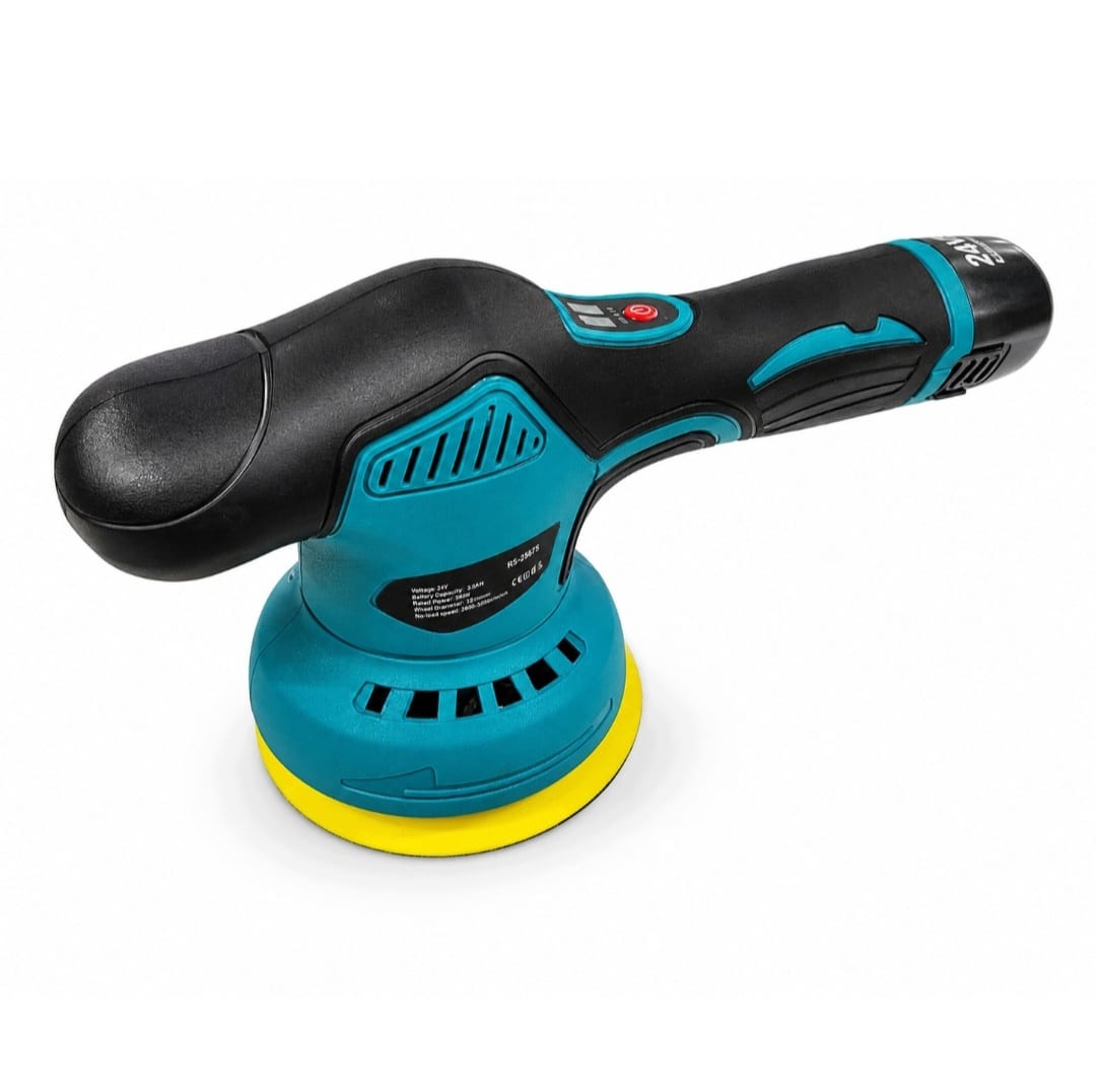 RANGERZ akutoitega autopoleerija 125 mm 380 W 2 × 24 V 3,0 Ah akuga RS-2567S