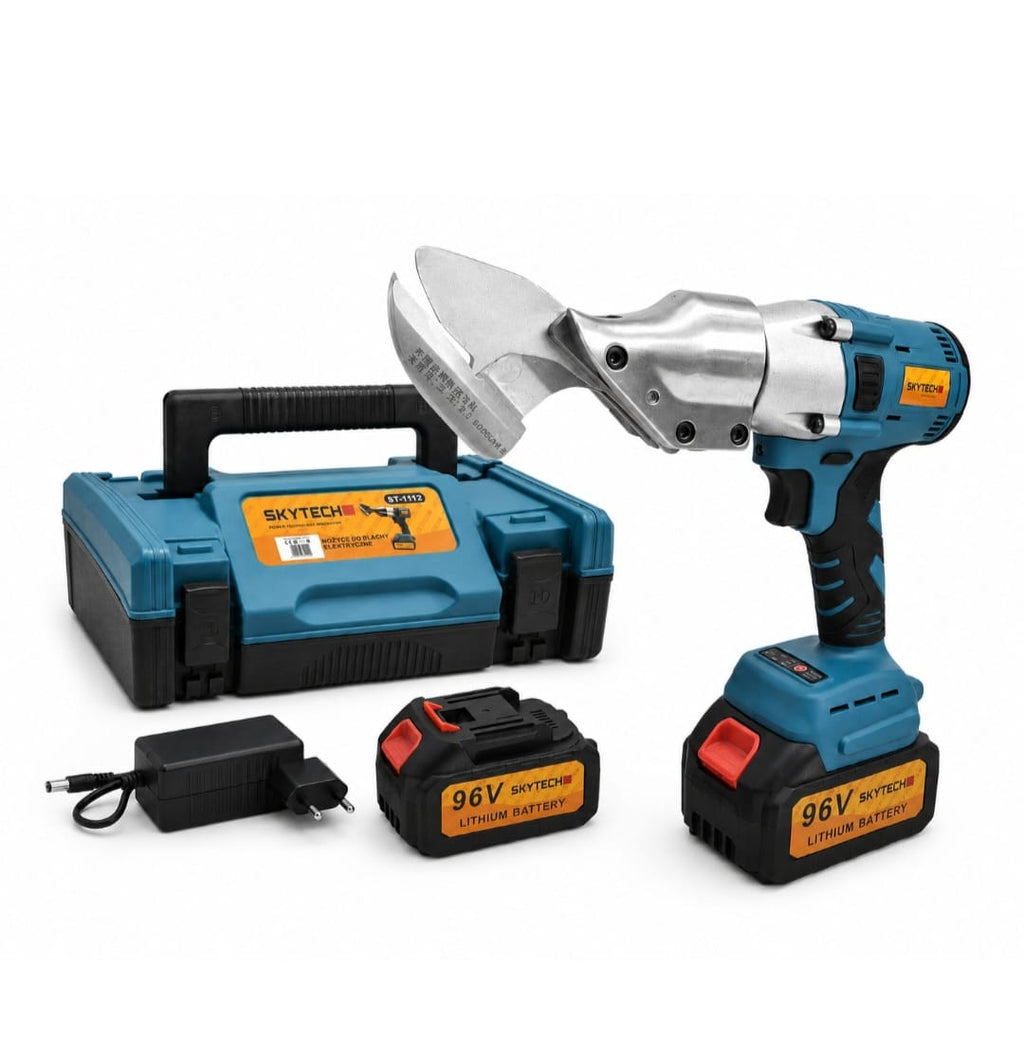 SKYTECH akutoitega plekikäärid kuni 2 mm, 2 × 96 V, 600 RPM ST-1112