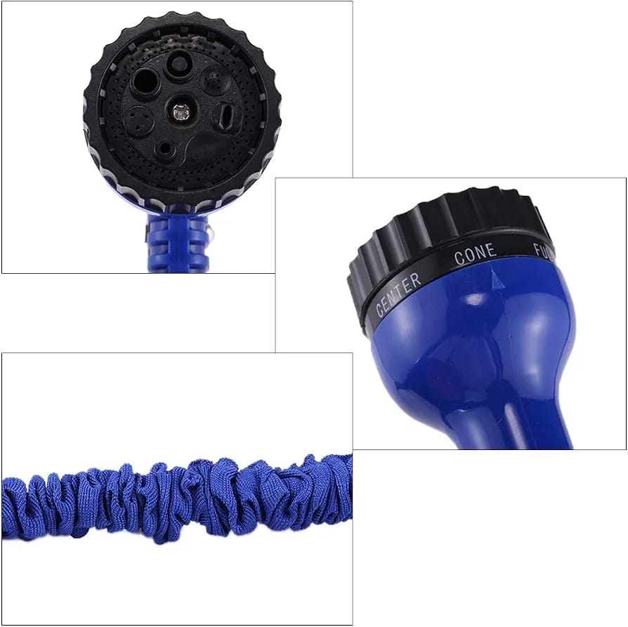 Magic Hose 7.5M Expandable Garden Hose with 7-Mode Spray Gun (VA4)