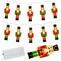 Pähklipureja sõduritega LED-valguskett 10 LED-tulega RC-K-2740