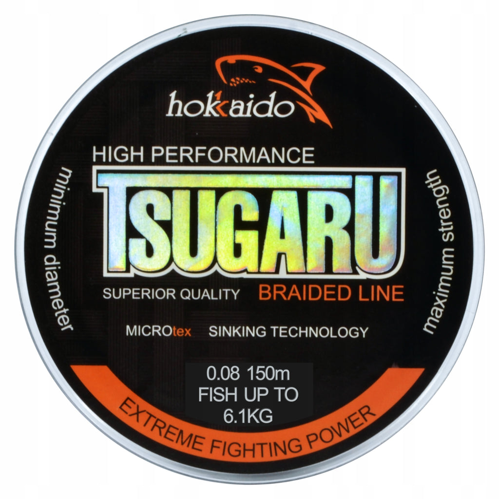 TSUGARU Punutis 0.08mm 150m 6.1kg mikro tekstiil