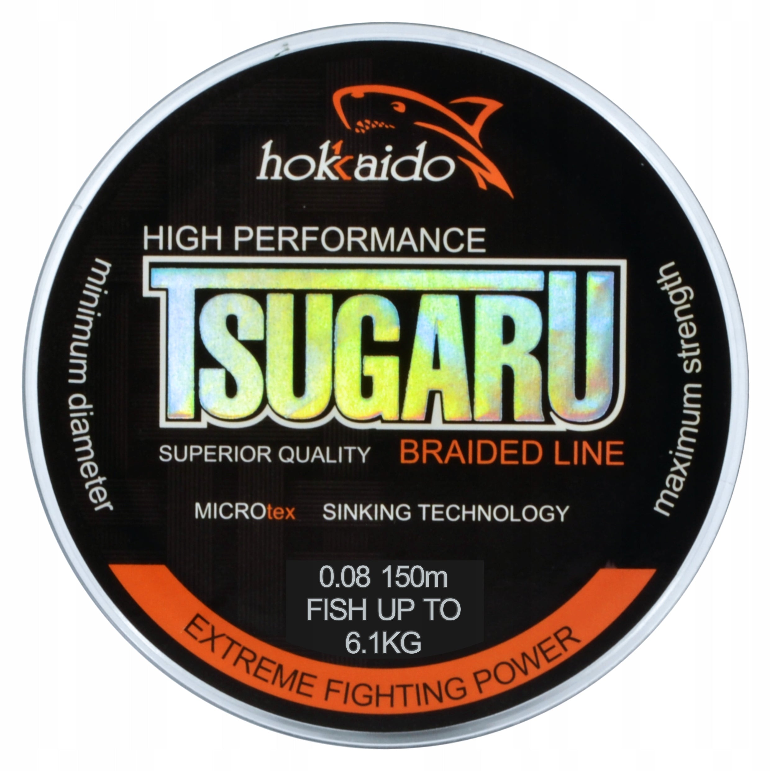 TSUGARU Punutis 0.08mm 150m 6.1kg mikro tekstiil