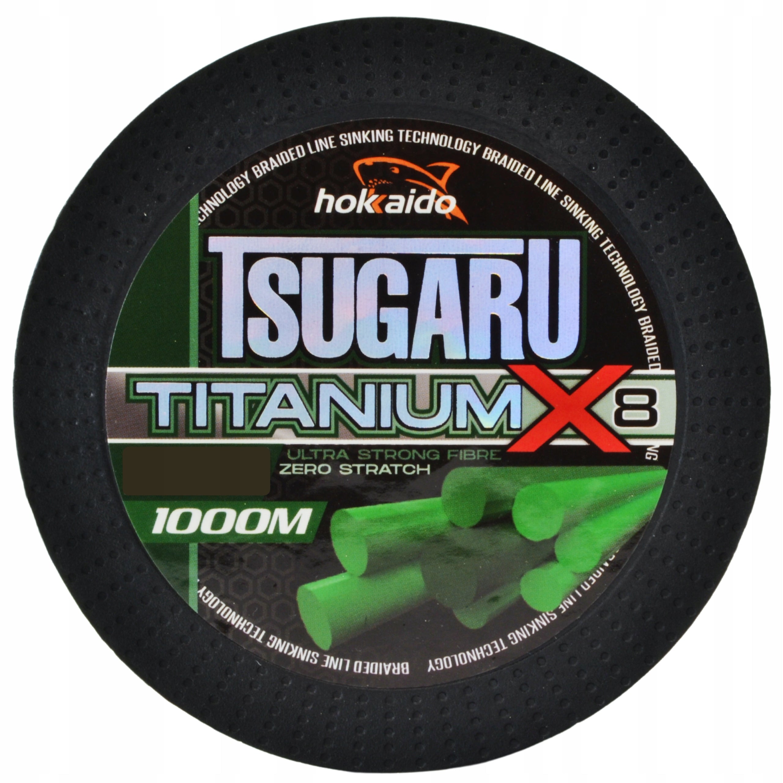 TITANUM X8 Hokkaido Braid 0.20mm 34.2kg 1000m