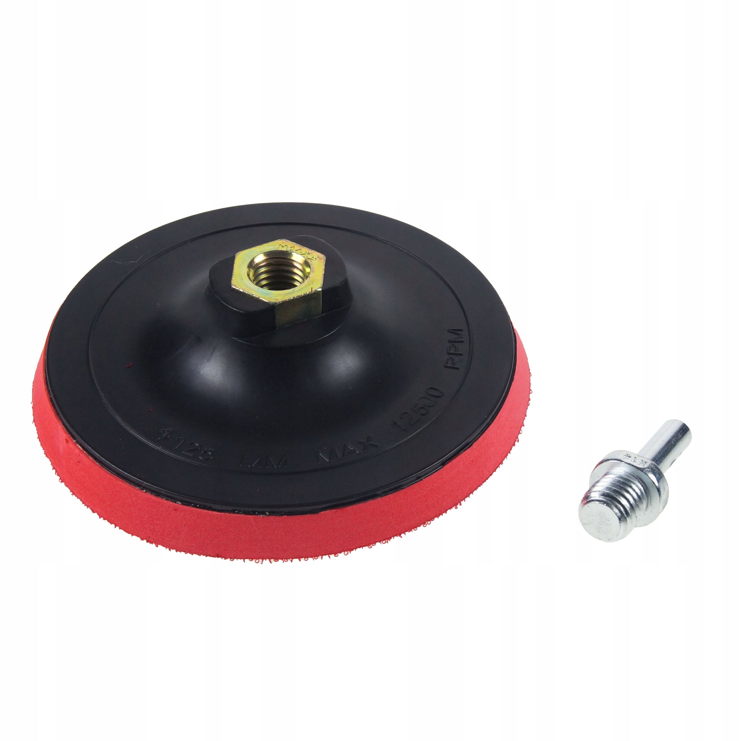 Eurodysk 125mm M14Z Drill Adapter Black Velcro Polish Pad
