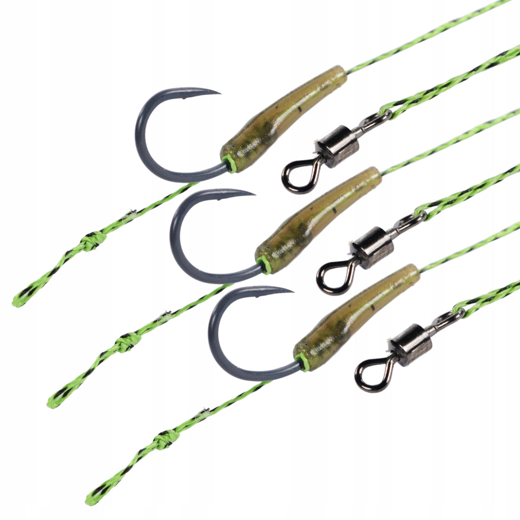 Hokkaido Carp Leader konks 8 juuksega, 3 tk