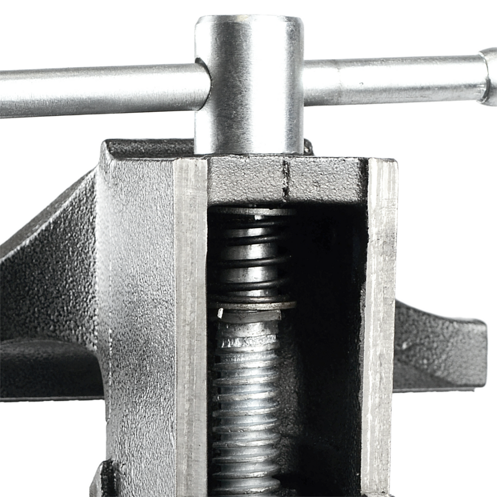 150mm Swivel Bench Vise with 360° Anvil, 10kg, Black Solid