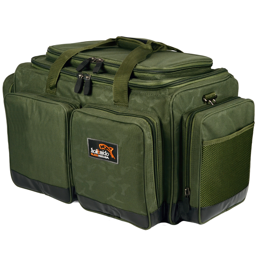 Suur kalastuskott Hokkaido brändilt käes või õlal kandmiseks, 50x30x30 cm